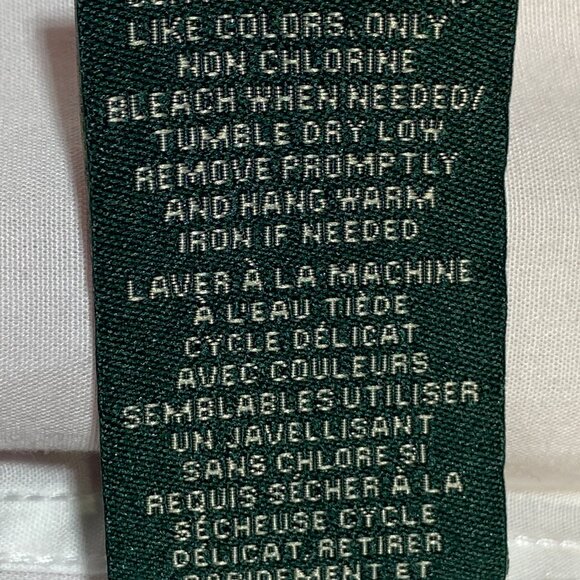 Lauren Ralph Lauren Boys’ White Dress Shirt Size14 - Picture 3 of 6